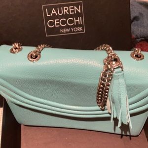 Lauren Cecchi leather purse